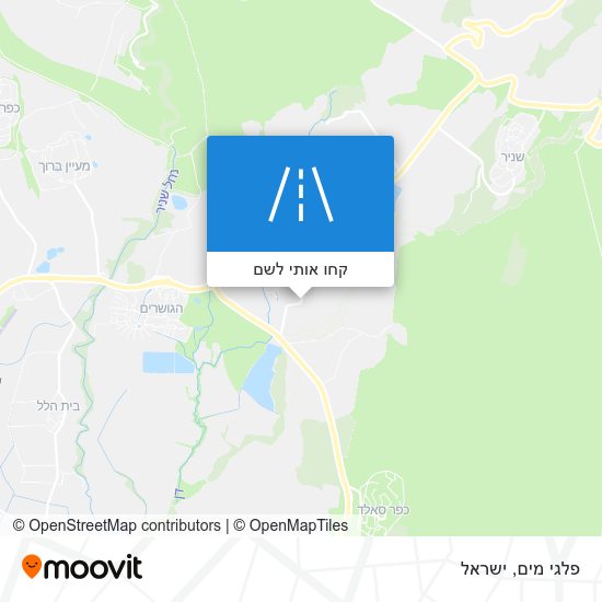מפת פלגי מים