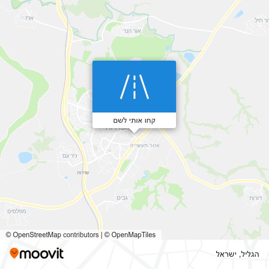 מפת הגליל
