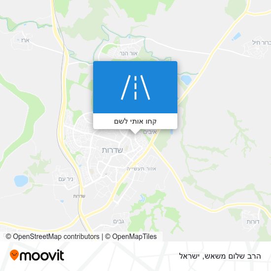 מפת הרב שלום משאש