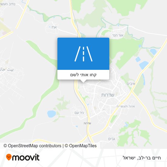 מפת חיים בר-לב