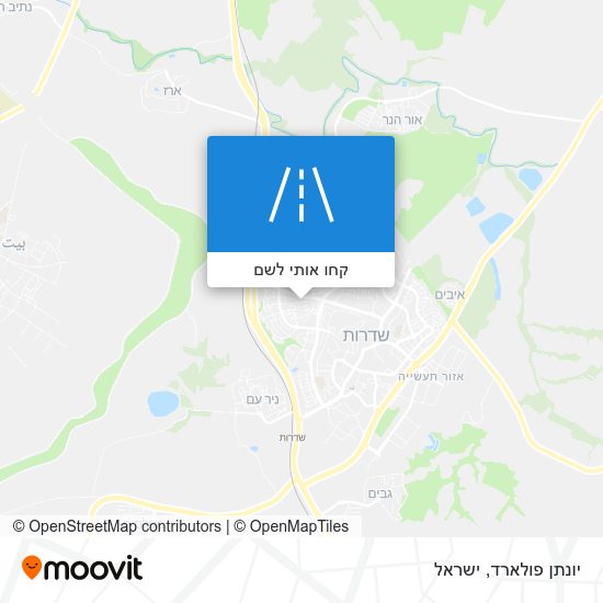 מפת יונתן פולארד