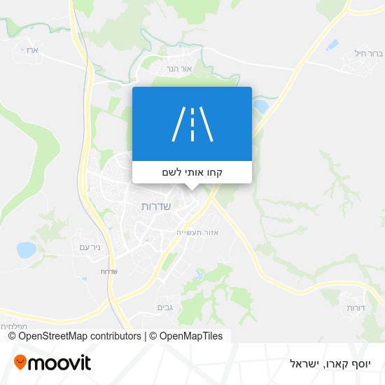 מפת יוסף קארו