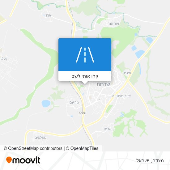 מפת מצדה