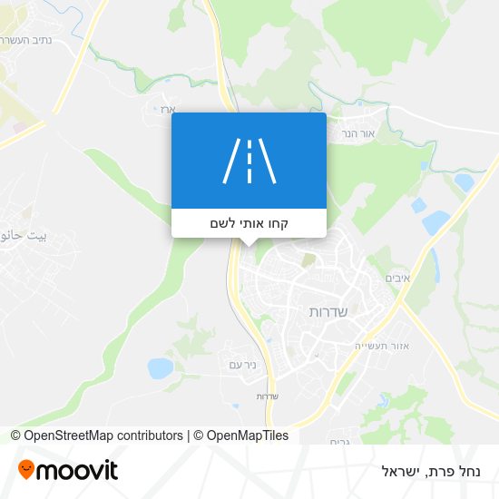 מפת נחל פרת