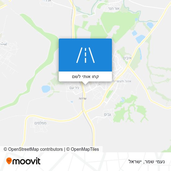 מפת נעמי שמר