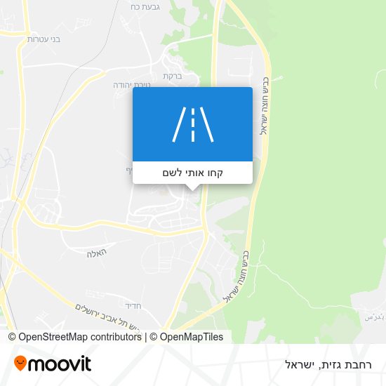 מפת רחבת גזית