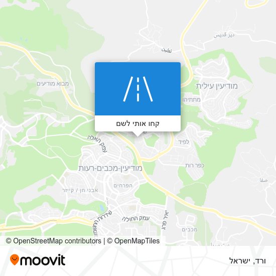 מפת ורד