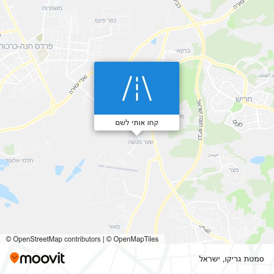 מפת סמטת גריקו