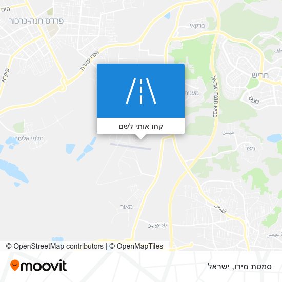 מפת סמטת מירו