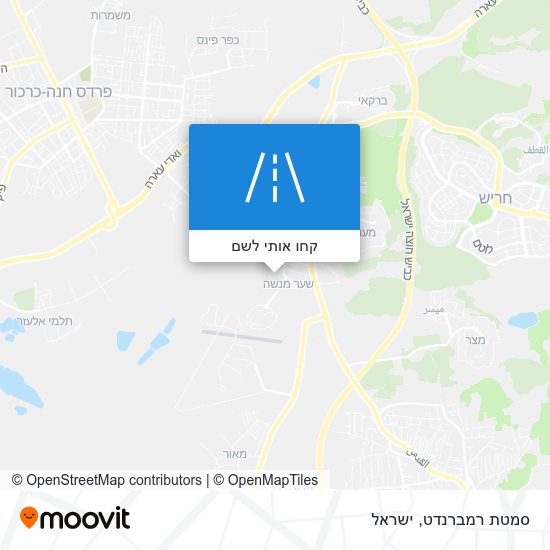 מפת סמטת רמברנדט