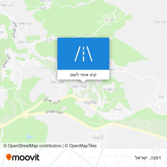 מפת דפנה