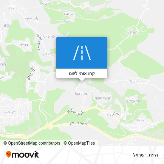 מפת הזית