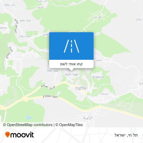 מפת תל חי