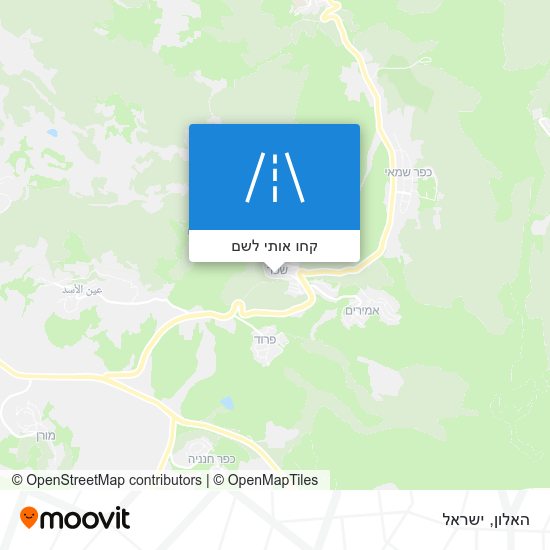 מפת האלון