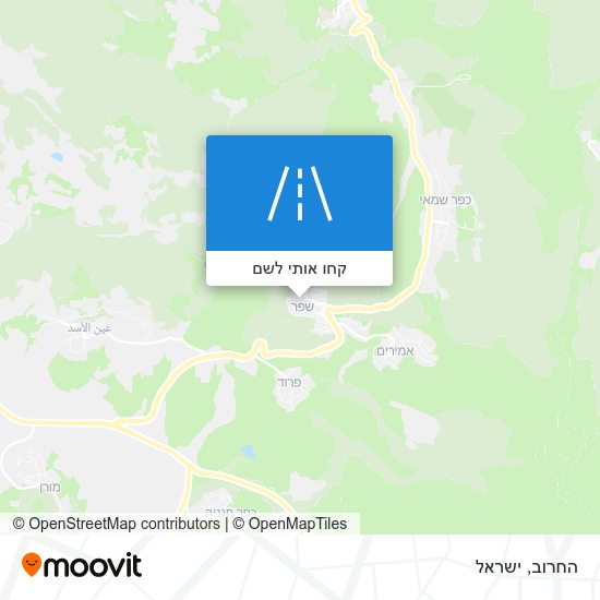 מפת החרוב
