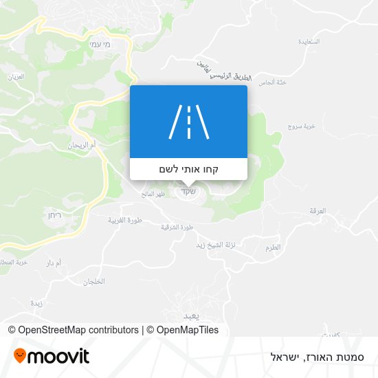 מפת סמטת האורז