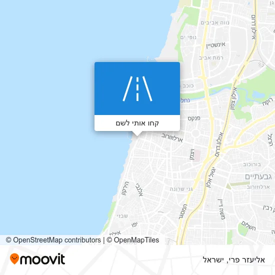 מפת אליעזר פרי