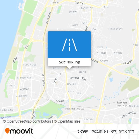 מפת ד"ר אריה (ליאון) פוחובסקי