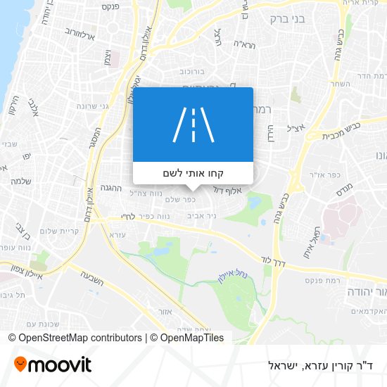 מפת ד"ר קורין עזרא