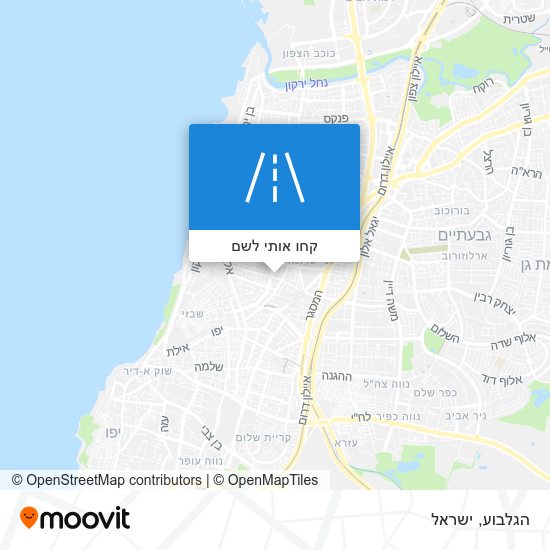 מפת הגלבוע