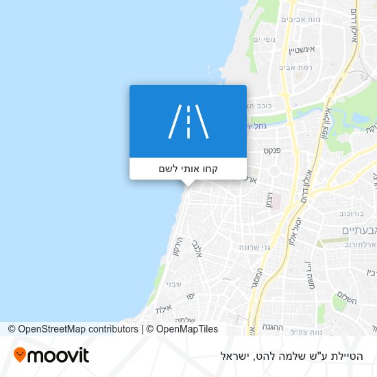 מפת הטיילת ע"ש שלמה להט