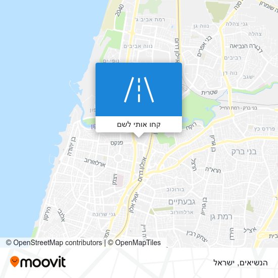 מפת הנשיאים