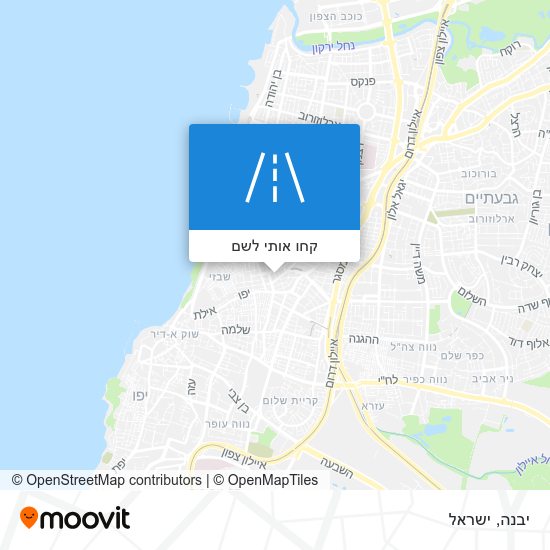 מפת יבנה