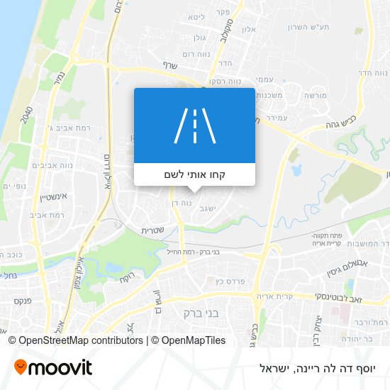 מפת יוסף דה לה ריינה