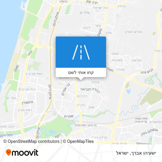 מפת ישעיהו אברך