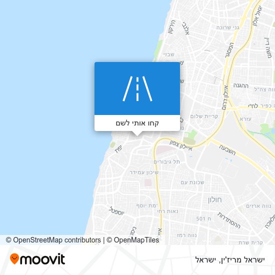מפת ישראל מריז'ין