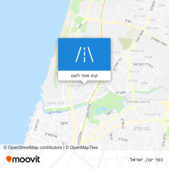 מפת כפר יונה