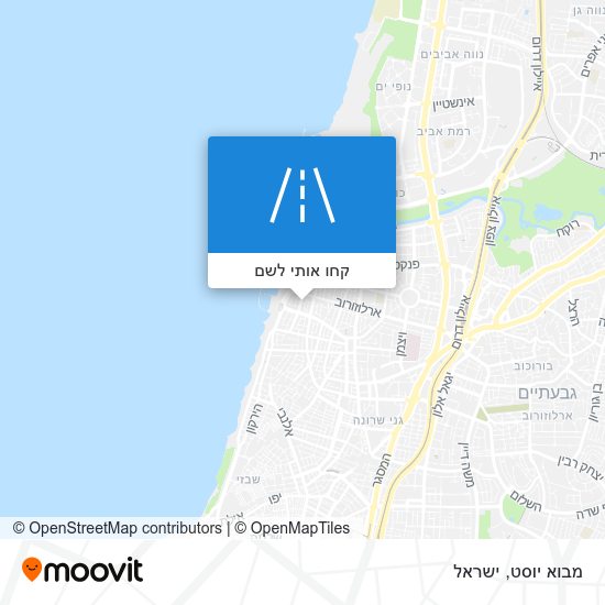 מפת מבוא יוסט