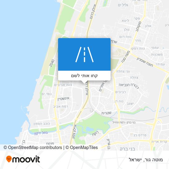 מפת מוטה גור