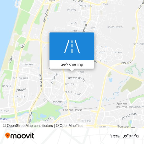 מפת נלי זק"ש