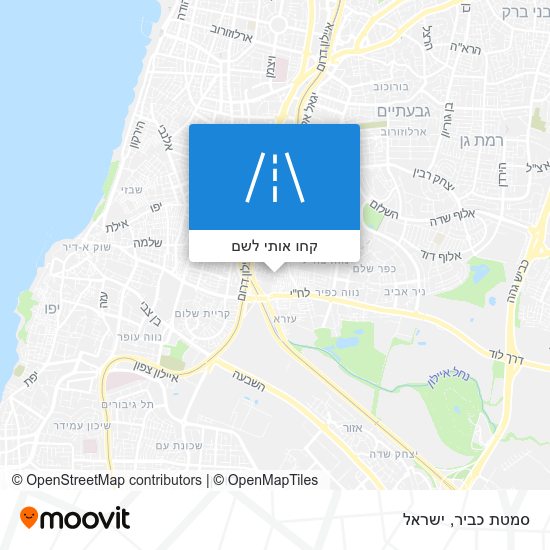 מפת סמטת כביר