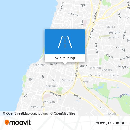 מפת סמטת עובד