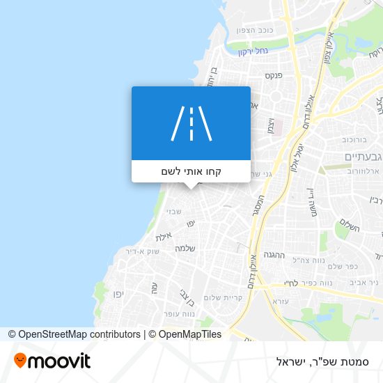 מפת סמטת שפ"ר