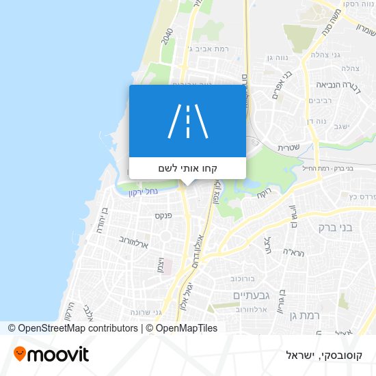 מפת קוסובסקי