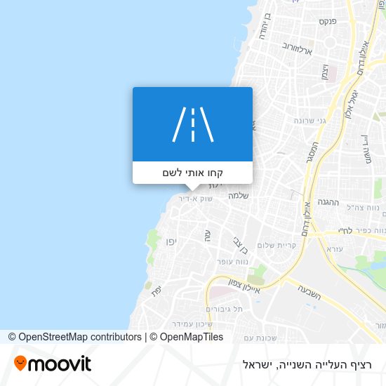 מפת רציף העלייה השנייה