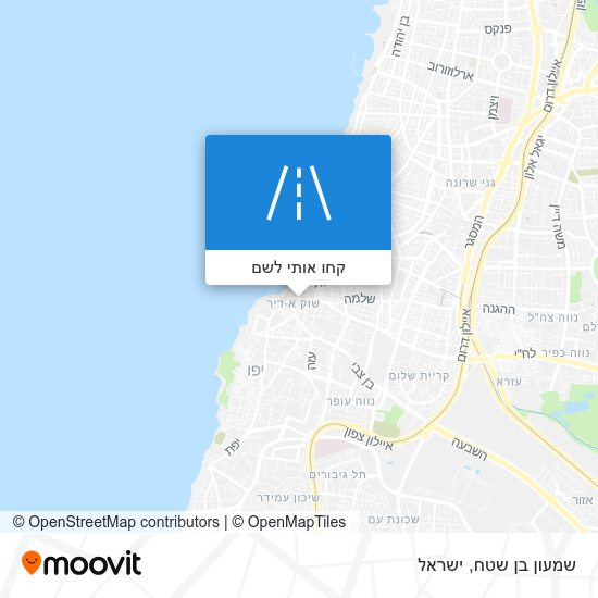 מפת שמעון בן שטח