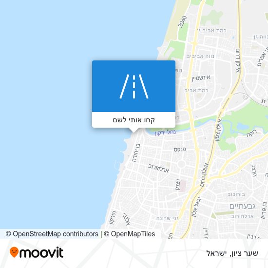 מפת שער ציון