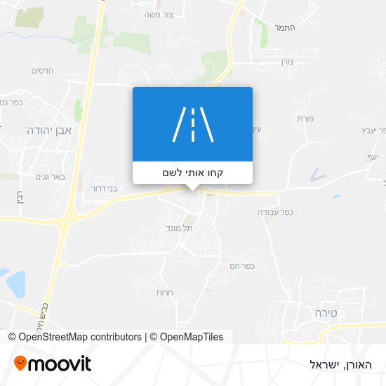 מפת האורן