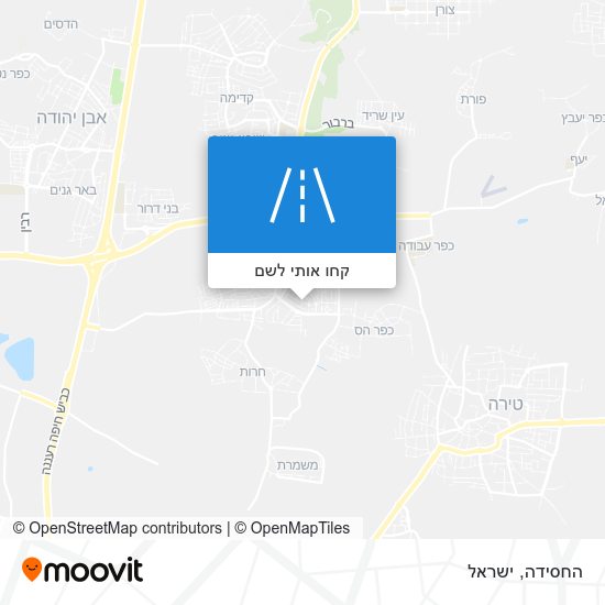 מפת החסידה