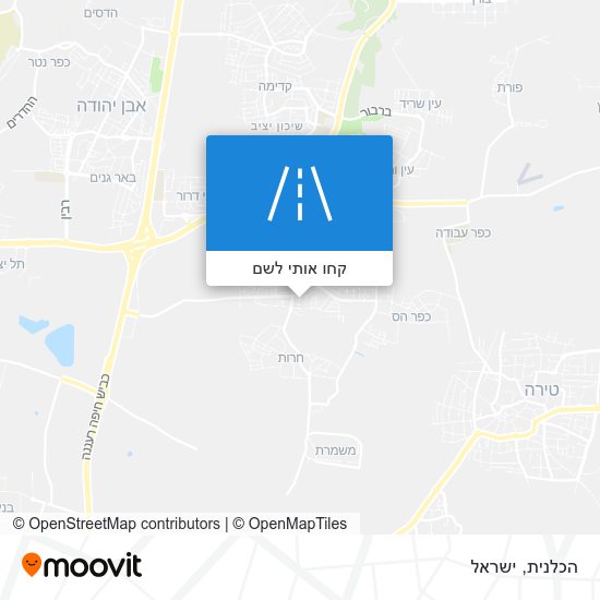 מפת הכלנית