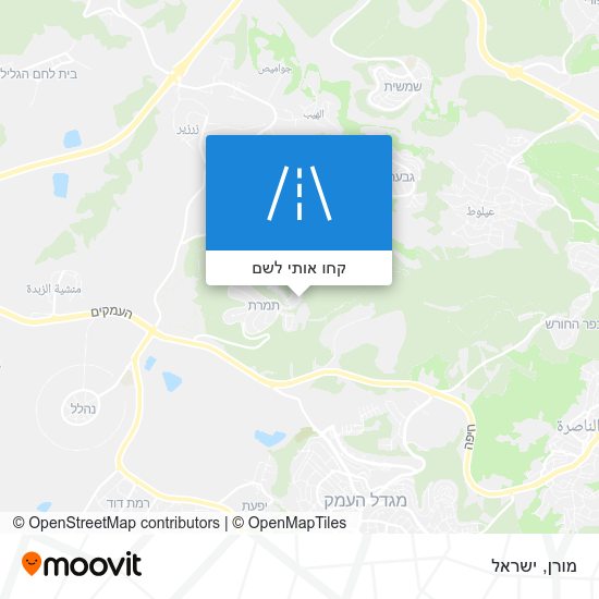 מפת מורן