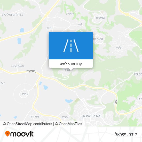 מפת קידה