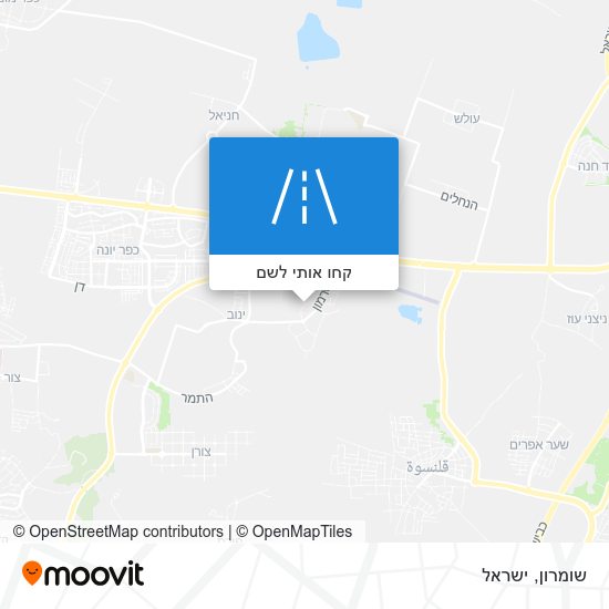 מפת שומרון
