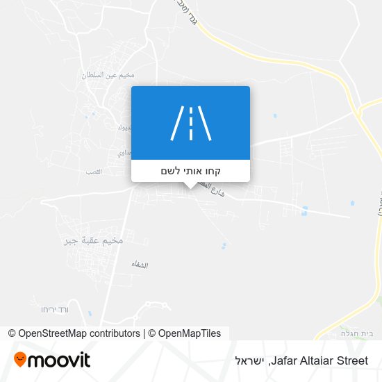 מפת Jafar Altaiar Street