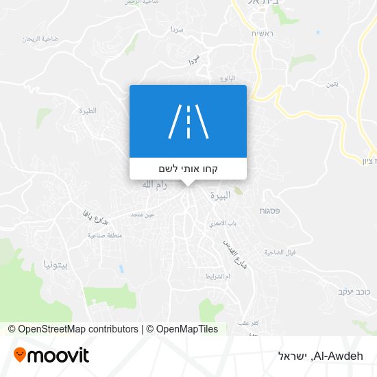 מפת Al-Awdeh