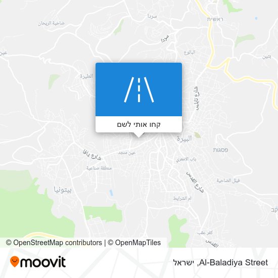 מפת Al-Baladiya Street